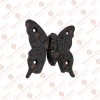 3 Inch "Naioth" Antique Cast Iron Decorative Butterfly Cabinet Hinge 